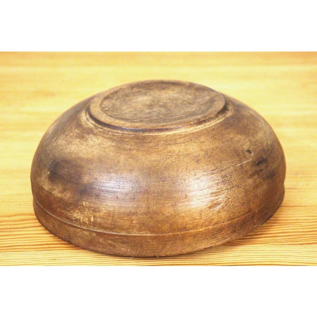 Swedish Handcarved Birchwood Bowl For Sale - Image 14 of 15