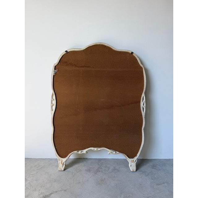 1970’s Italian Coastal Carved Branch - Faux Bois Wood Wall Mirror/ Sold For Sale - Image 12 of 12