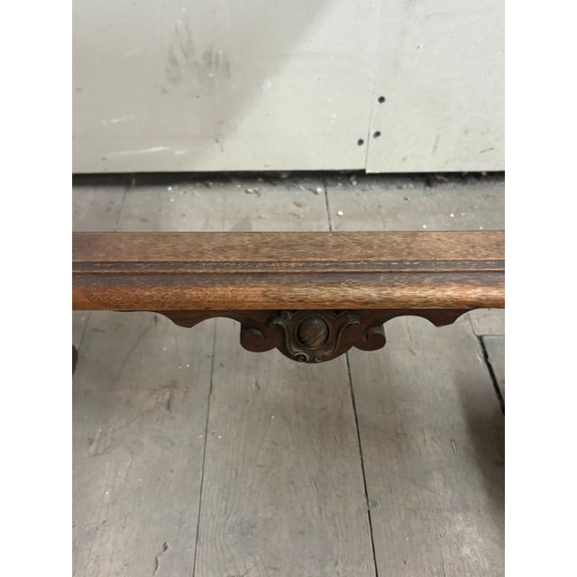 Early 20th Century Early 20th Century Fratino Style Walnut Console Table For Sale - Image 5 of 7