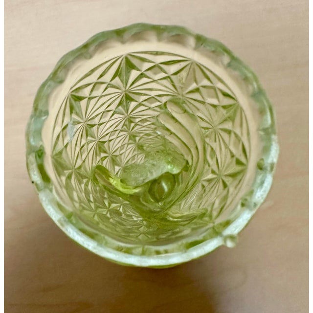 Glass Antique 1880s George Duncan & Sons Cornucopia Vase For Sale - Image 7 of 9