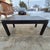 Mid-20th Century Asian Ming Style Rectangular Black Lacquered Grasscloth Coffee Table (48x24") For Sale - Image 10 of 15