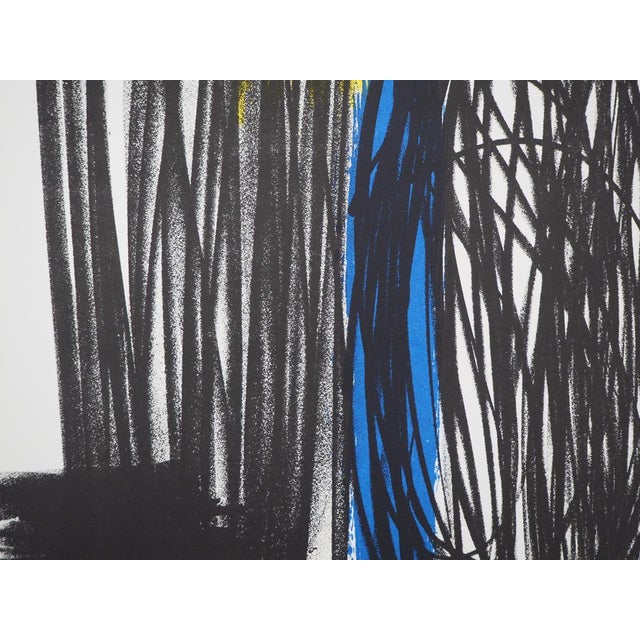 Hans HARTUNG Influence Original lithograph (Mourlot workshop) On thick paper 31 x 24cm Published by San Lazarro, 1973...