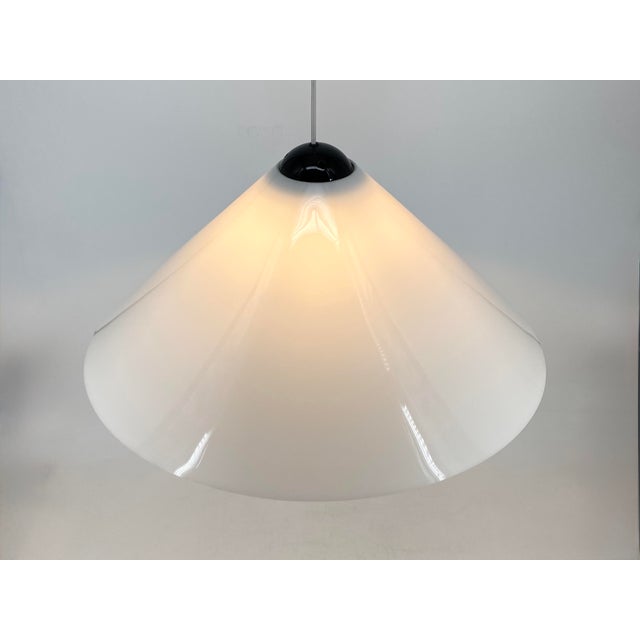 Snow Pendant Lamp by Vico Magistretti for Oluce, Italy, 1970s, in Very Good conditions. Designed 1970 to 1979 I have...