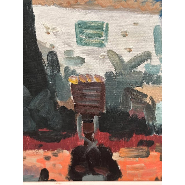 Tage Gavik, Puerto De La Cruz, 1950s, Oil Painting on Canvas, Framed For Sale - Image 9 of 13