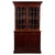 An impressive 19th-century English bookcase in the Regency style, finely constructed from richly figured mahogany and...