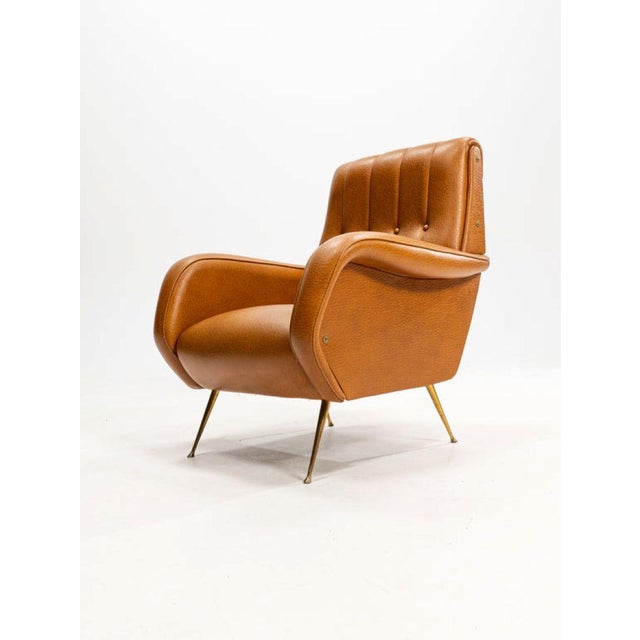 Italian Armchair in the style of Lady by Marco Zanuso for Arflex,1950s For Sale - Image 10 of 10