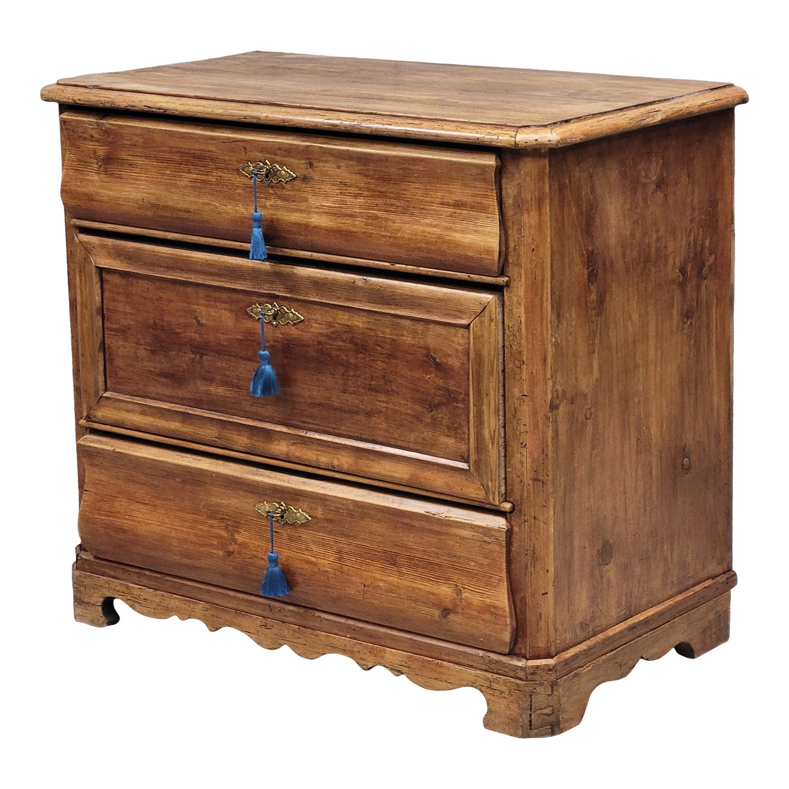 Antique Mid 1800s Swedish or Danish Pine Chest of Drawers Dresser ...