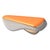 Orange "Blanc Paris" Coffee Table With Bronze, Stainless Steel, Handcrafted For Sale - Image 8 of 8