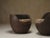 Mid-Century Hand-Carved Lounge Chairs, 1950, Set of 2 For Sale - Image 4 of 13