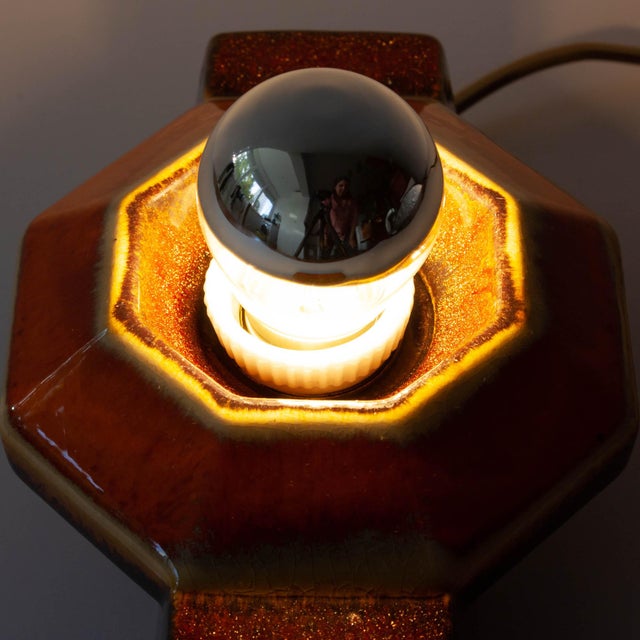 Vintage Ceramic Sconces attributed to Pan Hustadt Leuchten, 1970s, Set of 2 For Sale - Image 14 of 18