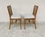 Vintage Scandinavian Chairs in Wood and Fabric, 1960s, Set of 2 For Sale - Image 4 of 11