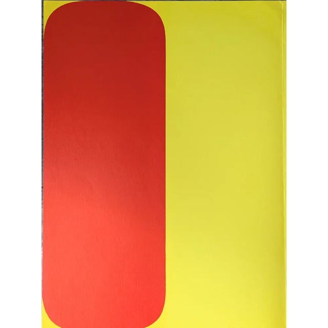 Ellsworth Kelly, Red and Yellow, 1964, Color Lithograph For Sale