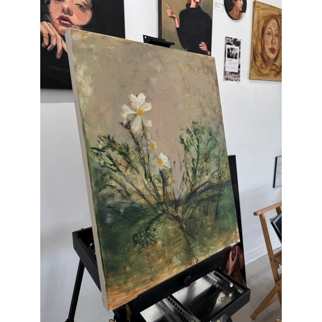 2020s Original Oil on Canvas Floral Art by Michelle Collins For Sale - Image 5 of 10