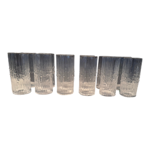 Set of Twelve Mid-Century Niva High Ball Glasses by Tapio Wirkkala for Iittala Finland
