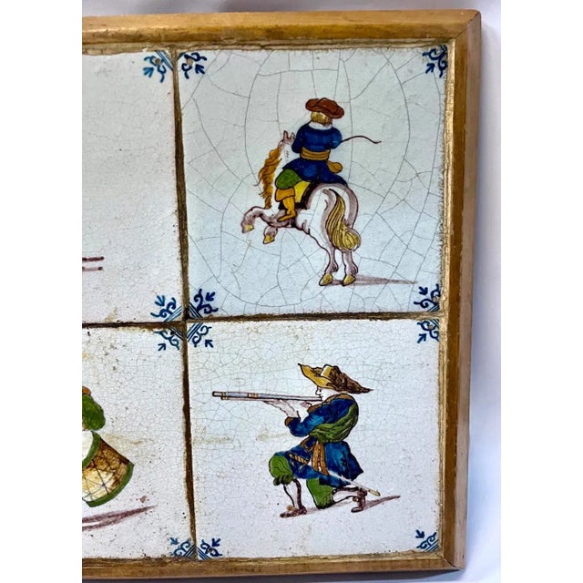 Antique Harkem Dutch Tile Plaque For Sale - Image 4 of 5