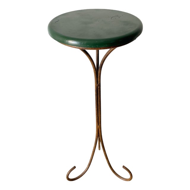 Bistro Style Pedestal Side Table, 1960s For Sale