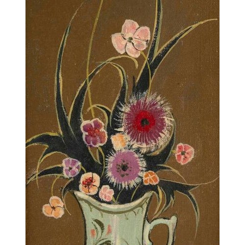Simon-Auguste, Bouquet, Early 20th Century, Oil on Canvas, Framed For Sale - Image 5 of 9