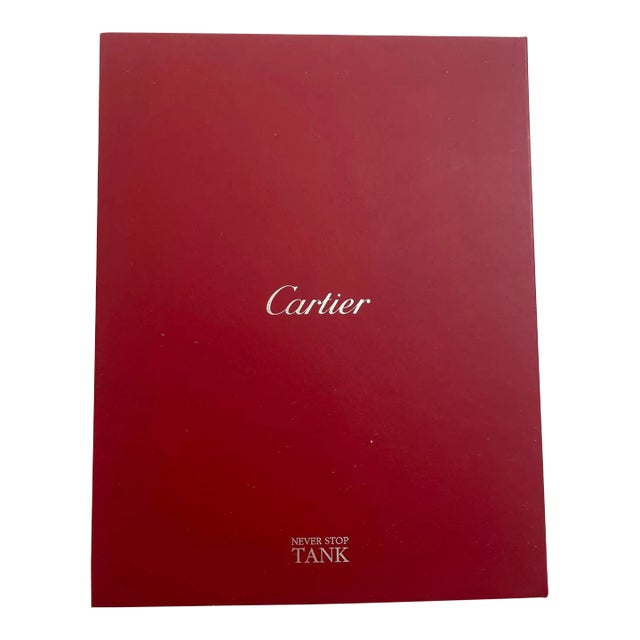 Cartier Never Stop Tank Collection 2012 Hardcover Catalog For Sale