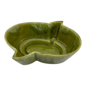 Mid 20th Century Green Glazed Covina Pottery Dish/Planter