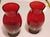 Vintage 1938-1956 Anchor Hocking Royal Ruby Glass Vases For Sale - Image 9 of 11