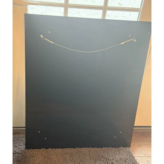 Glass 1950s Beautifully Framed Needlepoint Tapestry Edgar Degas “The Ballet Class” 35x29” For Sale - Image 7 of 7