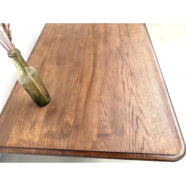 Vintage Farmhouse Table in Oak, 1950s For Sale - Image 18 of 18