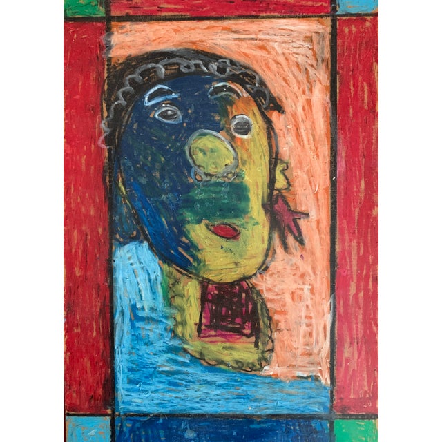 Selene Perez (b. Mexico 1982 - ) Oil on Board 10 1/2" x 24" Selene Perez is known for her vast bestiary of strong, graphic...