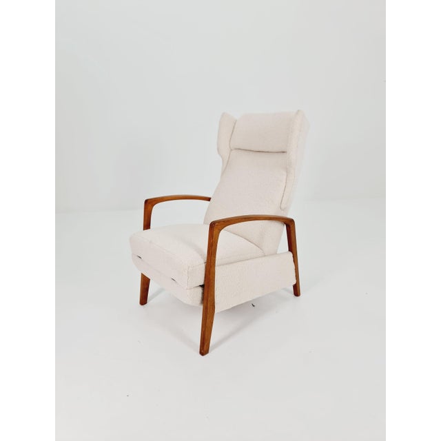 German Lounge Chair with Foot Rest, 1940s For Sale - Image 4 of 11