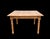 Mid 20th Century Rustic Pine Square Farmhouse Table For Sale - Image 5 of 8