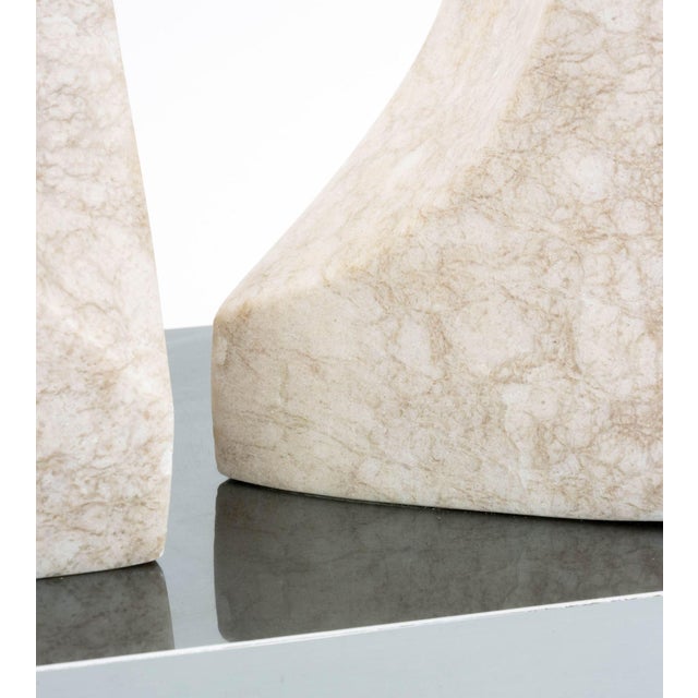 Contemporary Modernist Abstract Marble Sculpture, 1971 For Sale - Image 3 of 10