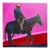 That Ole Pink Stripe Cowpoke Acrylic Painting by Joseph Christy For Sale