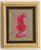 2020s Leopard Folk Art Pop Art Shabby Chic Mauve Pink Burgundy Oriignal Oil Painting by Cleo Plowden For Sale - Image 5 of 5