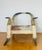 1940s Mid 20th Century Texas Horn Cowhide Low Chair For Sale - Image 5 of 8