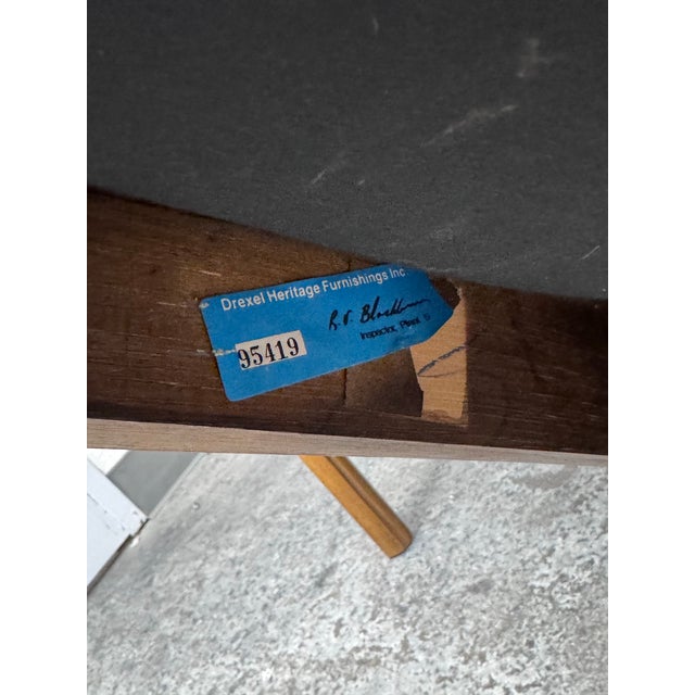 Wood Drexel Heritage Accolade Collection Cane Back Dining Side Chairs, Set of Four For Sale - Image 7 of 12