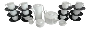 Mid 20th Century Vintage Rosenthal Variation Studio Linie Coffee & Tea Service- 32 Pieces