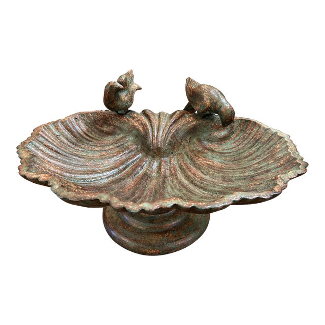 Verigris Garden Birdbath Ornament For Sale