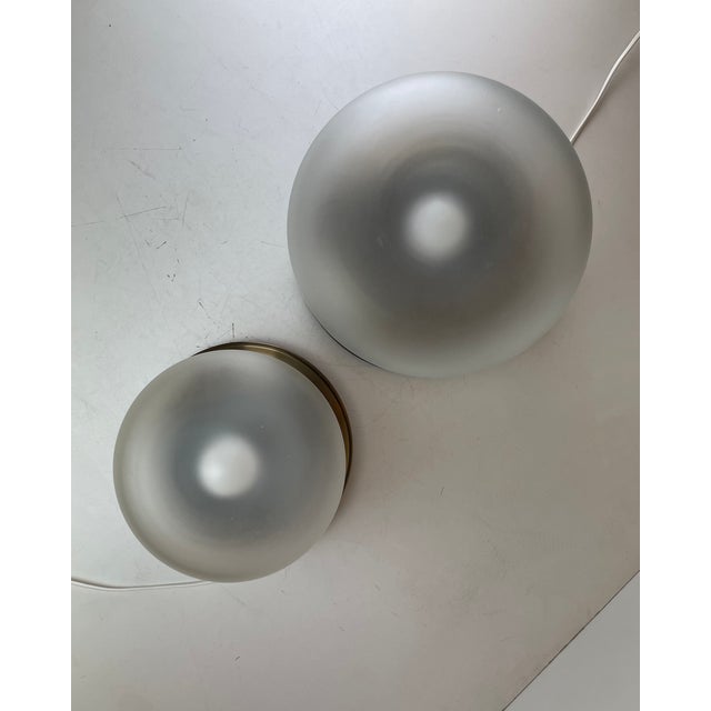 Brass and Murano Glass Ceiling Lamp, Italy, 1960s For Sale - Image 16 of 17