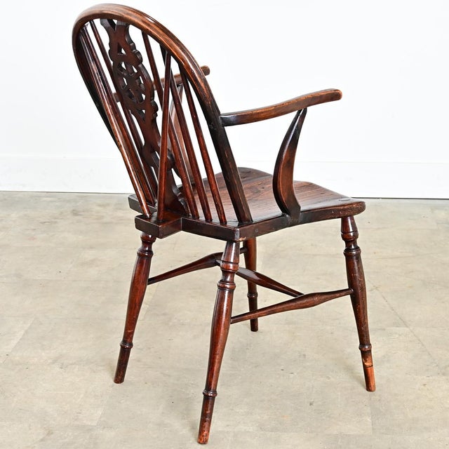 English 19th Century Elm Windsor Chair For Sale In Baton Rouge - Image 6 of 11