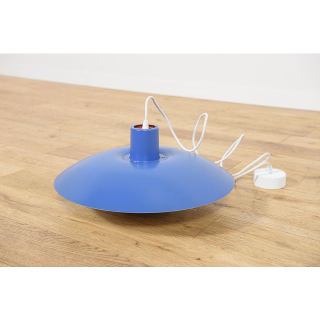 Blue Mid-Century PH 4/3 Pendant Lamp by Poul Henningsen for Louis Poulsen, Denmark, 1960s For Sale - Image 8 of 15