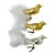 Vintage Glass Bird Clip-on Christmas Ornaments With Feather Tails – Set of 3 For Sale