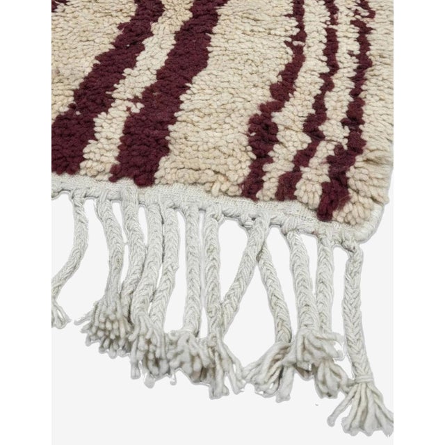 Contemporary Moroccan Runner Wool Rug - 9.3 X 2.7 Ft For Sale - Image 3 of 6