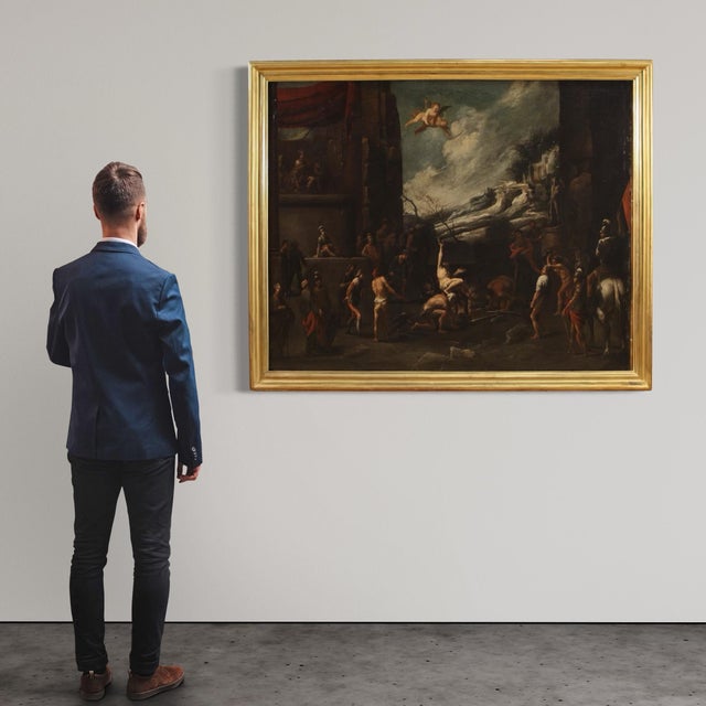 Martyrdom of Saint Lawrence, 1630, Oil on Canvas For Sale - Image 12 of 16