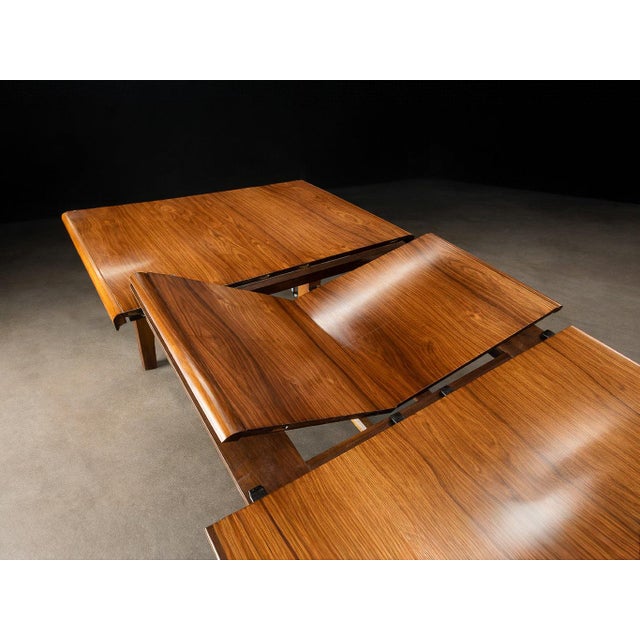 Extendable Brazilian Modern Dining Table in Caviúna Wood by Giuseppe Scapinelli, 1950s - Lot 628 For Sale - Image 10 of 15