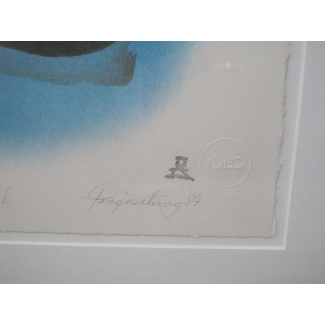 Thomasee Alikatuktuk Inuit Signed Limited Stencil Shayak Rest After Journey For Sale - Image 4 of 7