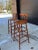 Antique Late 19th Century Spindle Bobbin Early American Bar Stools - a Pair For Sale - Image 4 of 9