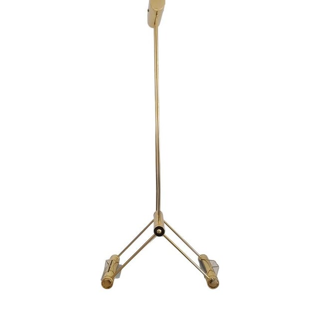 Trapezio Pendant Lamp in Brass by Cattaneo, Italy, 1970s For Sale - Image 10 of 10