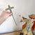 Weathered 19th Century Antique Wood Archangel Michael Primitive Religious Figurine For Sale - Image 10 of 14