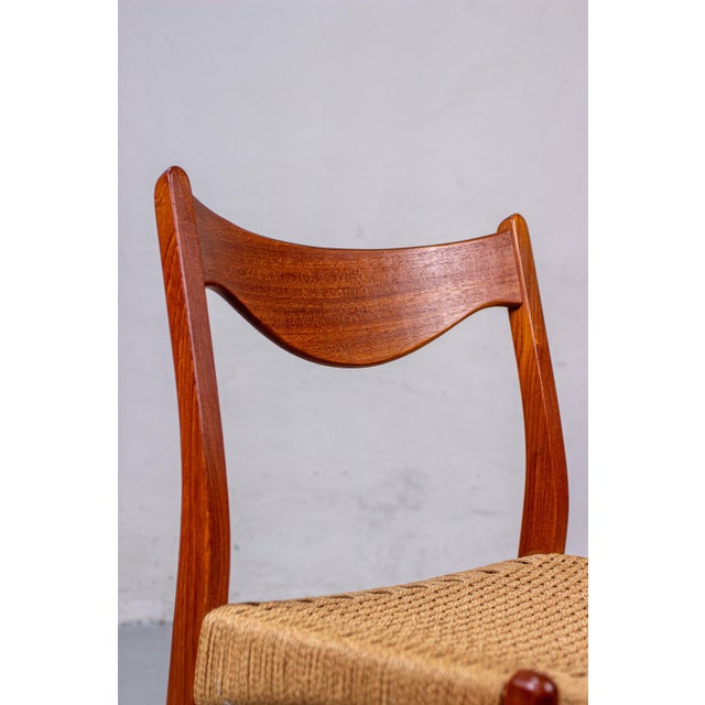 Mid-Century Danish Teak Chairs by Arne Wahl Iversen, 1960s, Set of 5 For Sale - Image 6 of 18