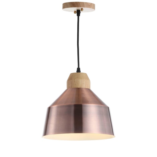 Modern Pendant - Copper & Light Brown For Sale - Image 4 of 5