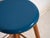 Vintage Wooden Stool with Round Seat, Central Europe, 1950 For Sale - Image 6 of 7